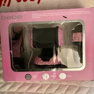 Bebe Auto Pink Glitter Phone Holder